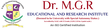 Dr. M.G.R. Educational and Research Institute University
